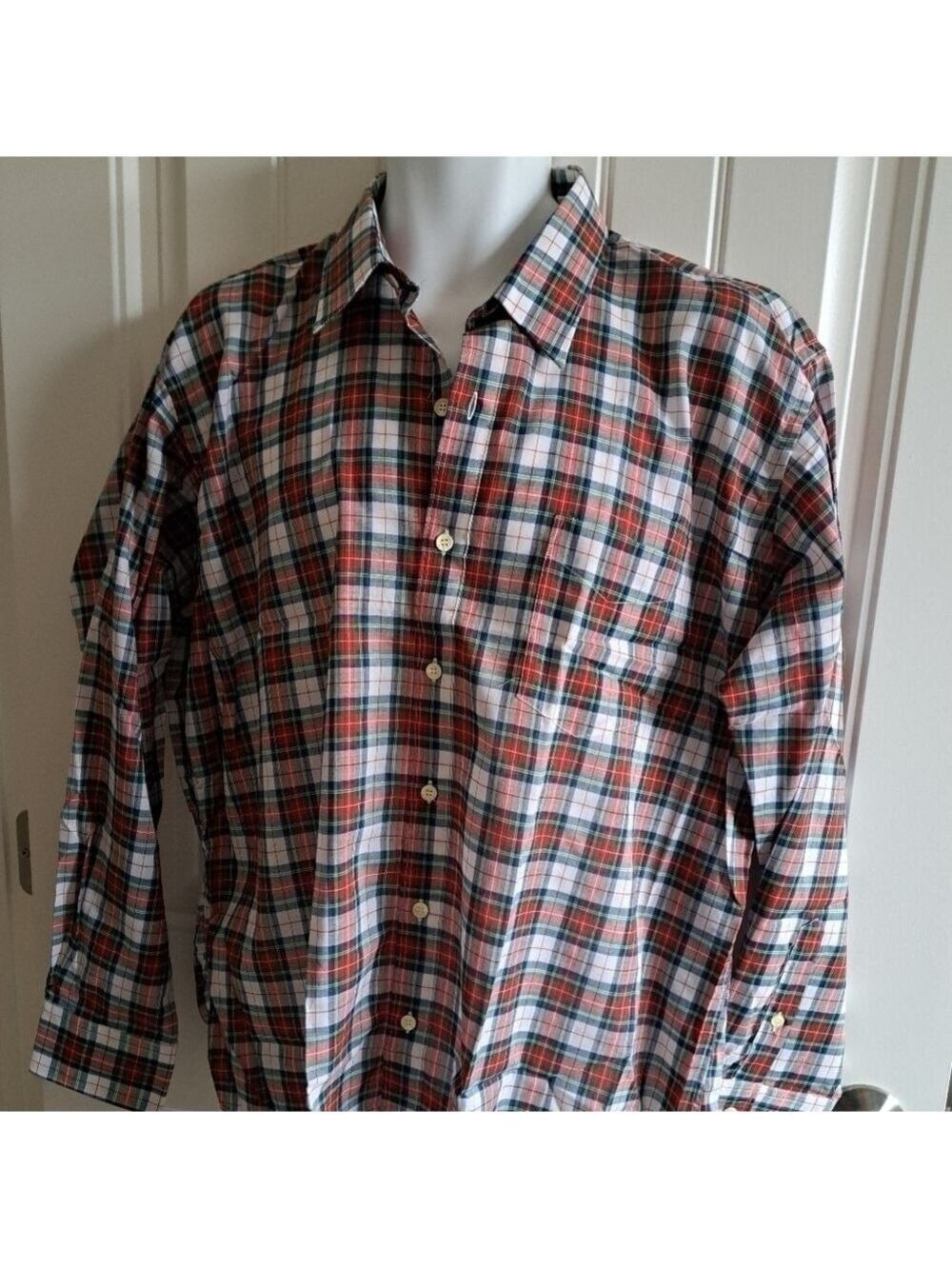 VTG BUD BERMA Weekender plaid mens shirt lightweight western ranch XL